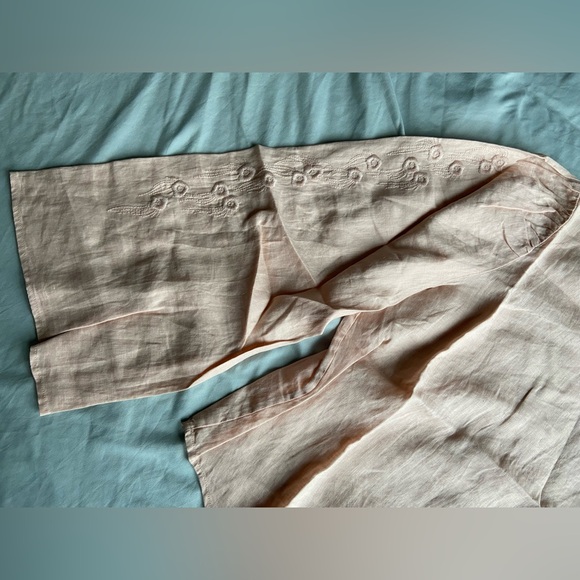 Soldout Hana Tajima Uniqlo Embroidered Linen Blouse XS - Picture 5 of 7